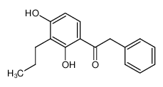 1,3-dihydroxy-4-phenylacetyl-2-(n-propyl)-benzene_79558-50-2