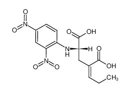 (S)-2-(2,4-Dinitro-phenylamino)-4-prop-(Z)-ylidene-pentanedioic acid_79559-30-1