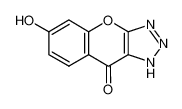 6-hydroxy(1)benzopyrano(2,3-d)-1,2,3-triazol-9(1H)-one_79572-30-8