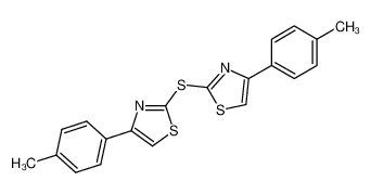 bis(4-(p-tolyl)thiazol-2-yl)sulfane_79576-72-0