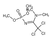 [2,2,2-Trichloro-1-dimethylamino-eth-(E)-ylidene]-phosphoramidic acid dimethyl ester_79588-76-4
