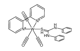(2,2'-bipyridyl)tricarbonyl(sym-diphenylthiourea)tungsten(0)_796047-54-6