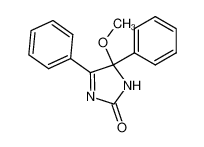 5-methoxy-4,5-diphenyl-1,5-dihydro-imidazol-2-one_79606-94-3