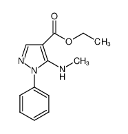 ethyl 5-(methylamino)-1-phenyl-1H-pyrazole-4-carboxylate_796070-70-7