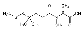 D-Alanine, N-methyl-N-[4-methyl-4-(methyldithio)-1-oxopentyl]-_796073-82-0