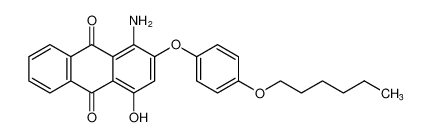 9,10-Anthracenedione, 1-amino-2-[4-(hexyloxy)phenoxy]-4-hydroxy-_79609-48-6
