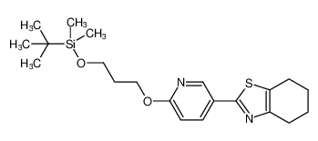 2-(6-(3-((tert-butyldimethylsilyl)oxy)propoxy)pyridin-3-yl)-4,5,6,7-tetrahydrobenzo[d]thiazole_796100-03-3