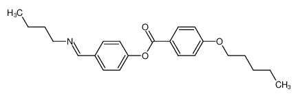 4-Pentyloxy-benzoic acid 4-[(E)-butyliminomethyl]-phenyl ester_79612-60-5
