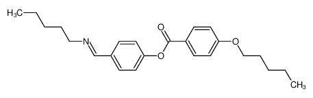 4-Pentyloxy-benzoic acid 4-[(E)-pentyliminomethyl]-phenyl ester_79612-61-6