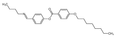 4-Octyloxy-benzoic acid 4-[(E)-butyliminomethyl]-phenyl ester_79612-73-0