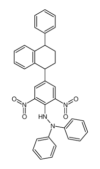 1-[2,6-dinitro-4-(1,2,3,4-tetrahydro-4-phenyl-1-naphthyl)-phenyl]-2,2-diphenylhydrazine_79628-37-8