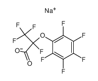 Sodium; 2,3,3,3-tetrafluoro-2-pentafluorophenyloxy-propionate_79630-75-4