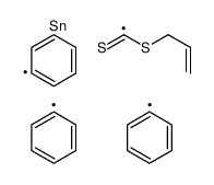 prop-2-enyl triphenylstannylmethanedithioate_79634-85-8