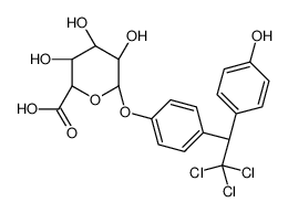 (2S,3S,4S,5R,6S)-3,4,5-trihydroxy-6-[4-[2,2,2-trichloro-1-(4-hydroxyphenyl)ethyl]phenoxy]oxane-2-carboxylic acid_79639-30-8