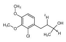 4-(2-chloro-3,4-dimethoxyphenyl)butan-2,3-d2-2-ol_79644-78-3