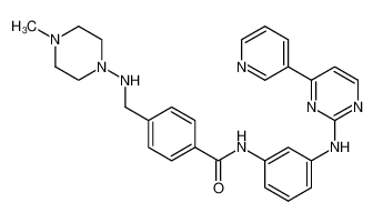 4-(4-methylpiperazin-1-ylaminomethyl)-N-[3-(4-(pyridin-3-yl)pyrimidin-2-yl)aminophenyl]benzamide_796738-34-6