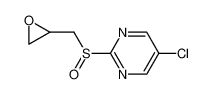 2-(2,3-Epoxypropyl)sulfinyl-5-chloropyrimidine_79685-24-8