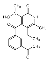 4-(3-Acetyl-benzoyl)-3-dimethylamino-5-ethyl-6-methyl-1H-pyridin-2-one_796864-27-2