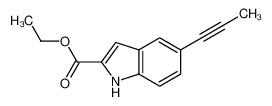 ethyl 5-(1-propynyl)-indole-2-carboxylate_796870-43-4