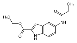 ethyl 5-propionylaminoindole-2-carboxylate_796870-50-3