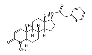 2-(pyridin-2-yl)-N-((4aR,4bS,6aS,7S,9aS,9bS,11aR)-1,4a,6a-trimethyl-2-oxo-2,4a,4b,5,6,6a,7,8,9,9a,9b,10,11,11a-tetradecahydro-1H-indeno[5,4-f]quinolin-7-yl)acetamide_796884-94-1