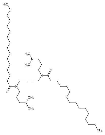 N-[3-(dimethylamino)propyl]-N-[4-[3-(dimethylamino)propyl-hexadecanoylamino]but-2-ynyl]hexadecanamide_79692-32-3