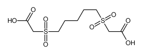 2-[5-(carboxymethylsulfonyl)pentylsulfonyl]acetic acid_79695-57-1