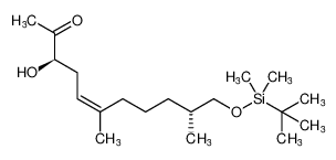 (3R,10R,Z)-11-((tert-butyldimethylsilyl)oxy)-3-hydroxy-6,10-dimethylundec-5-en-2-one_796965-94-1