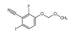 2-fluoro-6-iodo-3-(methoxymethoxy)benzonitrile_796969-44-3