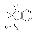 1'-acetyl-2',3'-dihydrospiro(cyclopropane-1,2'-(2H)indol)-3'-ol_79697-23-7