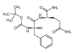 [(S)-1-((R)-1,3-Dicarbamoyl-propylcarbamoyl)-2-phenyl-ethyl]-carbamic acid tert-butyl ester_79701-03-4