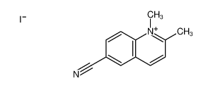 1,2-dimethylquinolin-1-ium-6-carbonitrile,iodide_797039-85-1