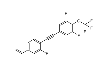 1,3-difluoro-5-((2-fluoro-4-vinylphenyl)ethynyl)-2-(trifluoromethoxy)benzene_797048-77-2