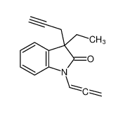 2H-Indol-2-one, 3-ethyl-1,3-dihydro-1-(1,2-propadienyl)-3-(2-propynyl)-_797051-87-7