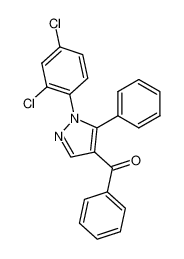 [1-(2,4-Dichloro-phenyl)-5-phenyl-1H-pyrazol-4-yl]-phenyl-methanone_797053-89-5