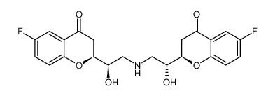 (S)-6-fluoro-2-((R)-2-(((R)-2-((R)-6-fluoro-4-oxochroman-2-yl)-2-hydroxyethyl)amino)-1-hydroxyethyl)chroman-4-one_797054-45-6