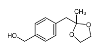 [4-[(2-methyl-1,3-dioxolan-2-yl)methyl]phenyl]methanol_79706-38-0