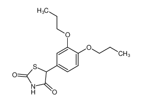5-(3,4-Dipropoxy-phenyl)-thiazolidine-2,4-dione_79712-15-5