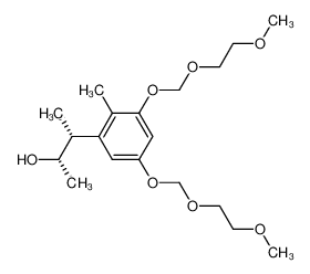 3-(3,5-bis-(β-methoxyethoxymethoxy)-2-methylphenyl)butan-2-ol_79755-67-2