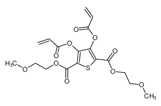 bis(2-methoxyethyl) 3,4-bis(acryloyloxy)thiophene-2,5-dicarboxylate_79766-54-4