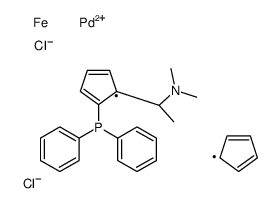 cyclopenta-1,3-diene,dichloropalladium,(1S)-1-(2-diphenylphosphanylcyclopenta-2,4-dien-1-yl)-N,N-dimethylethanamine,iron(2+)_79767-72-9