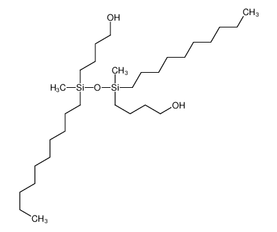 4-[decyl-[decyl-(4-hydroxybutyl)-methylsilyl]oxy-methylsilyl]butan-1-ol_79771-33-8