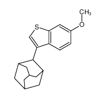 3-(2-adamantyl)-6-methoxybenzothiophene_797749-32-7