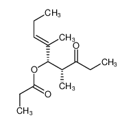 6-Nonen-3-one, 4,6-dimethyl-5-(1-oxopropoxy)-, (4R,5S,6E)-_797758-64-6