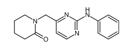2-Piperidinone, 1-[[2-(phenylamino)-4-pyrimidinyl]methyl]-_797793-42-1