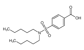 4-(dipentylsulfamoyl)benzoic acid_79787-04-5