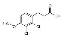 Benzenepropanoic acid, 2,3-dichloro-4-methoxy-_79796-70-6