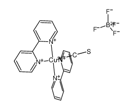 bis(2,2'-bipyridyl)thiocyanatocopper(II) tetrafluoroborate_79813-98-2