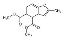 2-Methyl-3a,4,5,6-tetrahydro-benzofuran-4,5-dicarboxylic acid dimethyl ester_79816-83-4