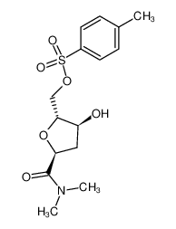 1-(N,N-dimethylcarboxamido)-2-deoxy-5-O-tosyl-α-D-erythropentofuranose_79827-71-7